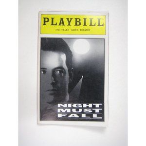 Night Must Fall Broadway Playbill Matthew Broderick Smith-Cameron Countryman
